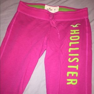 HOLLISTER pink sweatpants